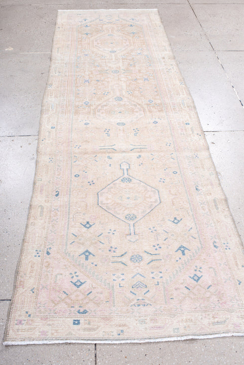 Antique Hamadan Runner Rug (2' x 9')